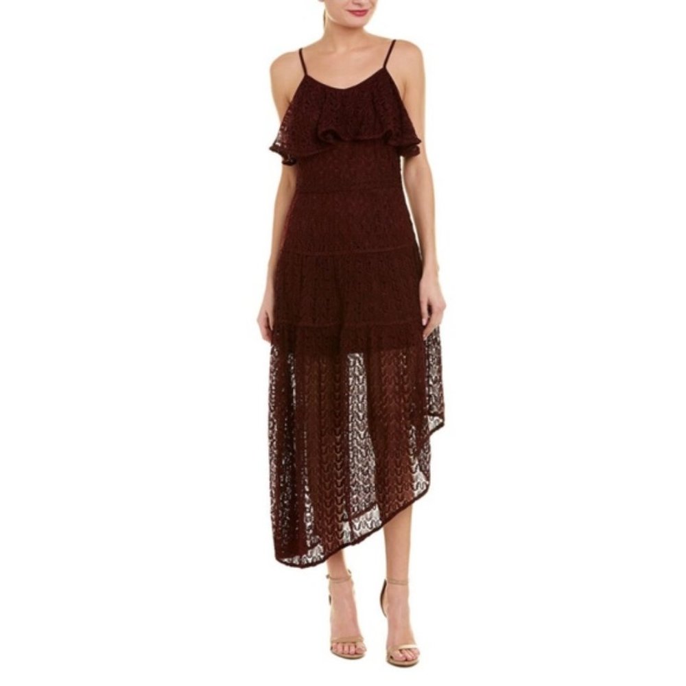 Foxiedox Rayna Asymmetrical Lace Dress Size XS